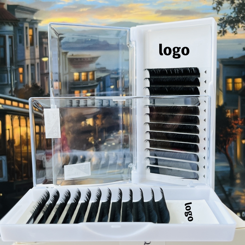 Cashmere Matte Black Individual EyeLashes Volume Eyelash Extension