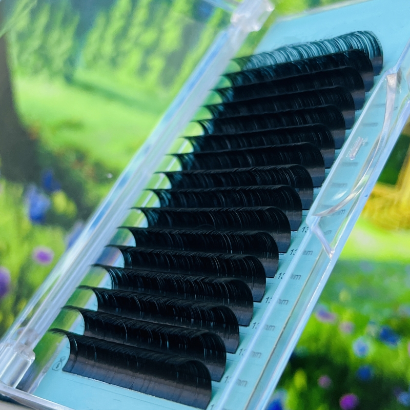 Wholesale Matte Black Cashmere Mixed Lash Extension Volume Trays
