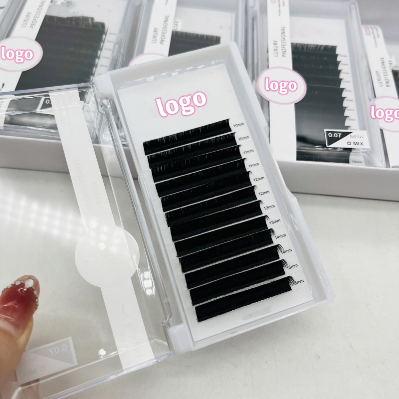 Customization easy fan eyelash extensions individual eyelashes Wholesale Lash Ex
