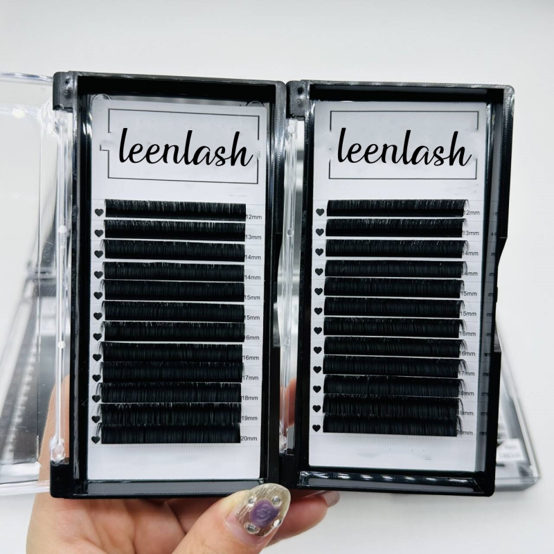Matte Black 0.03 Cashmere Volume Korean Lash Trays