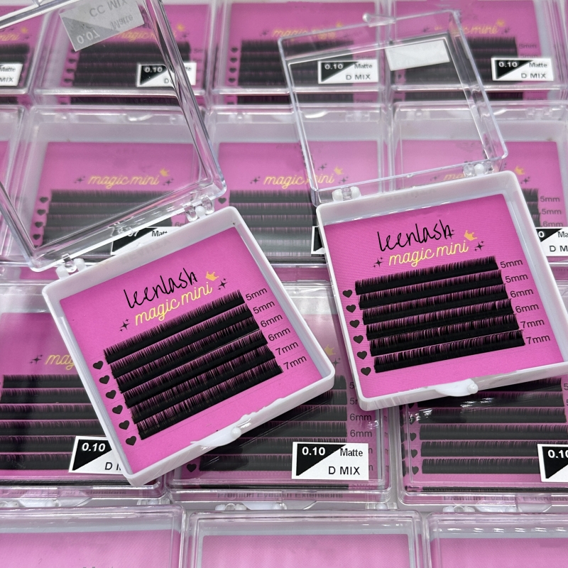  Cashmere eyelash extension matte black soft lash trays