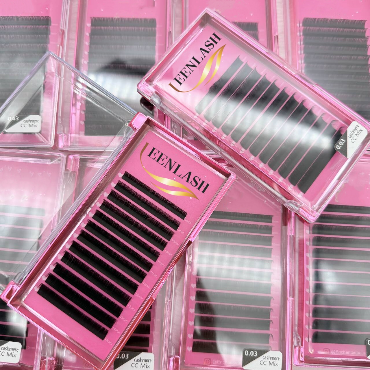 Cashmere Volume Lash Extensions Trays