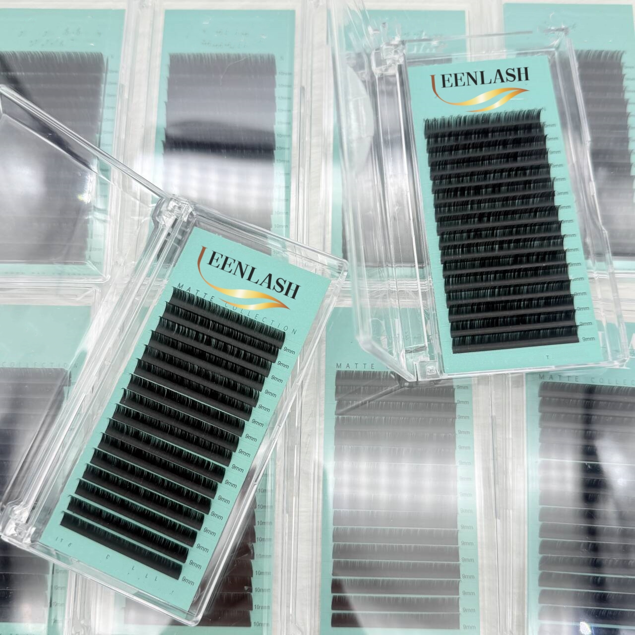 Matte Black Cashmere Lash Extensions Volume Lash Trays