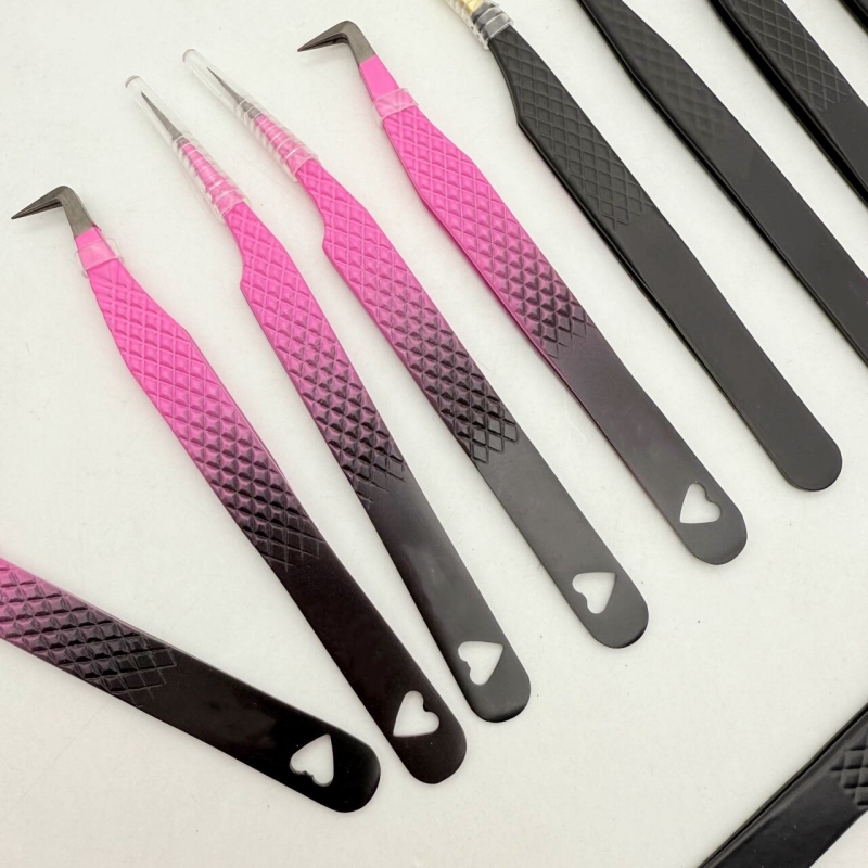 90 45 Degree Volume Eyelash Tweezer Eyelash Extension Tweezer