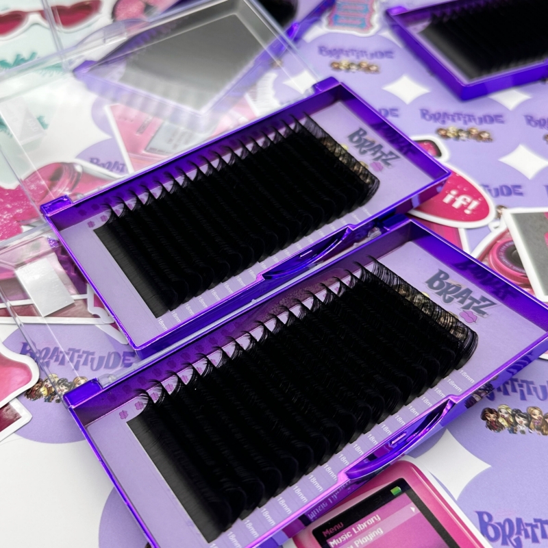 Faux Mink Cashmere Eyelash Extensions volume Lash Trays