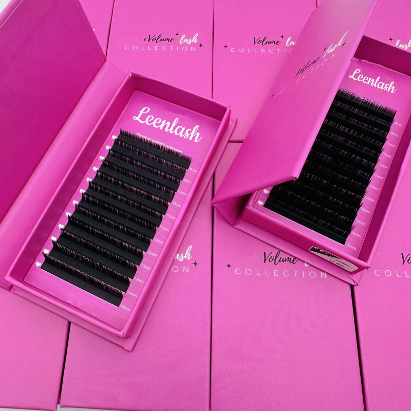 Classic Volume Individual Lash Extension Trays Matte Black