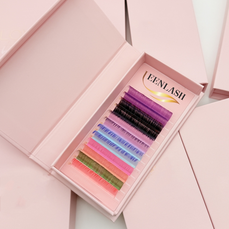 Individual Color Eyelash Individual Color Lash Extensions